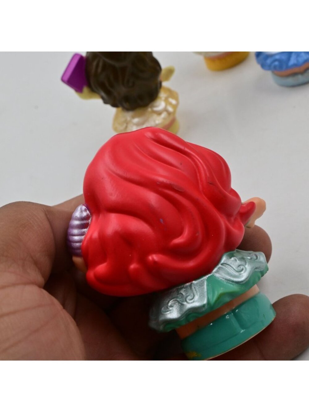 Fisher Price Little People Disney Princess Figures Ariel, Rapunzel, Bell, Etc - Picture 4 of 9